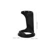 ABOOFAN Black Plastic Razor Brush Stand Stable Base Design Easy to Carry for Men Holder Suitable for Home and Salon Use view 2