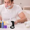 ABOOFAN Black Plastic Razor Brush Stand Stable Base Design Easy to Carry for Men Holder Suitable for Home and Salon Use view 4