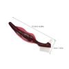 COLLBATH 2pcs Dual-Head Denture Cleaning Brush Hard Bristle Toothbrush for False Teeth Oral Care Seniors Travel Use Stain-Removing Deep Clean Compact Design view 2