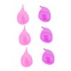 SOIMISS Silicone Menstrual Cups 6pcs Set 30ml Large Size Soft Feminine Hygiene Collection Cups Reusable Pad and Tampon Alternative for Women with Heavy Flow view 1