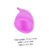 SOIMISS Silicone Menstrual Cups 6pcs Set 30ml Large Size Soft Feminine Hygiene Collection Cups Reusable Pad and Tampon Alternative for Women with Heavy Flow view 2