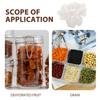 GLEAVI 100pcs Food-grade Plant Fibre Moisture Absorber Sheets for Biscuit Snack Storage Desiccant Drying Discs for Food Jar Preservation Moisture Control for Tea Dried Fruit and Spices view 3