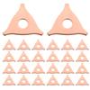 VALICLUD 100pcs Auto Dent Puller Rings Kit Metal Bracket Fixing Plates for Car Body Welding Repair Scratch Removal Tool for Quick Deep Scratch Fix and Efficient Metal Restoration view 1