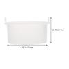 Alipis Heat-Resistant Silicone Wax Melting Bowl Inner Accessory for Wax Warmers for Hair Removal and Candle DIY view 2