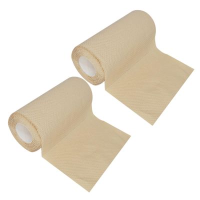 ULTECHNOVO 2 Roll Degradable Oil-Absorbing Paper Towels Thickened Pulp Material Strong Tissue Kitchen and Hotel Use Absorbent Dishcloth for Steak and Fish