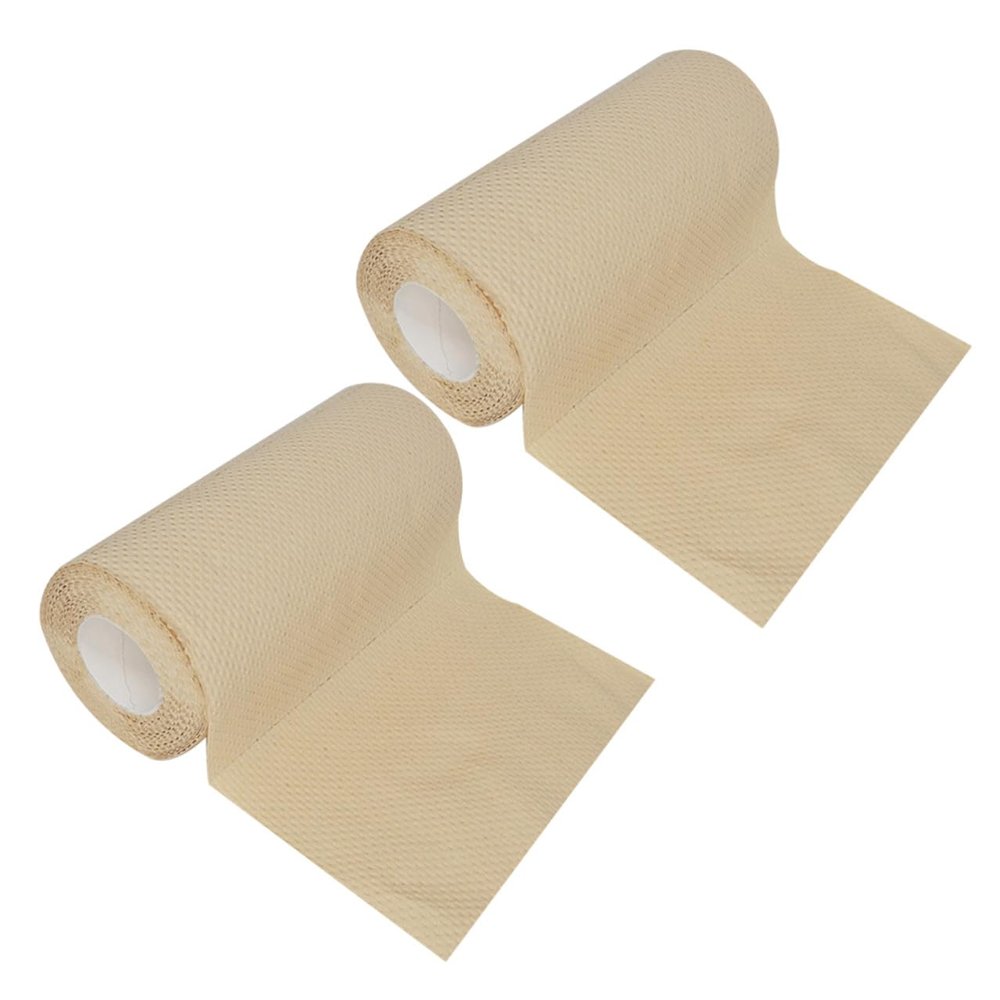 ULTECHNOVO 2 Roll Degradable Oil-Absorbing Paper Towels Thickened Pulp Material Strong Tissue Kitchen and Hotel Use Absorbent Dishcloth for Steak and Fish