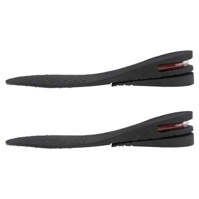 DECOMELODY Height Increase Insoles Detachable 4cm Heel Lift Inserts Shock Absorbing Shoe Lifts Invisible Multi-Layer Inserts Unisex Fit UK Size 2.5-9 Suitable for Sports and Daily Wear