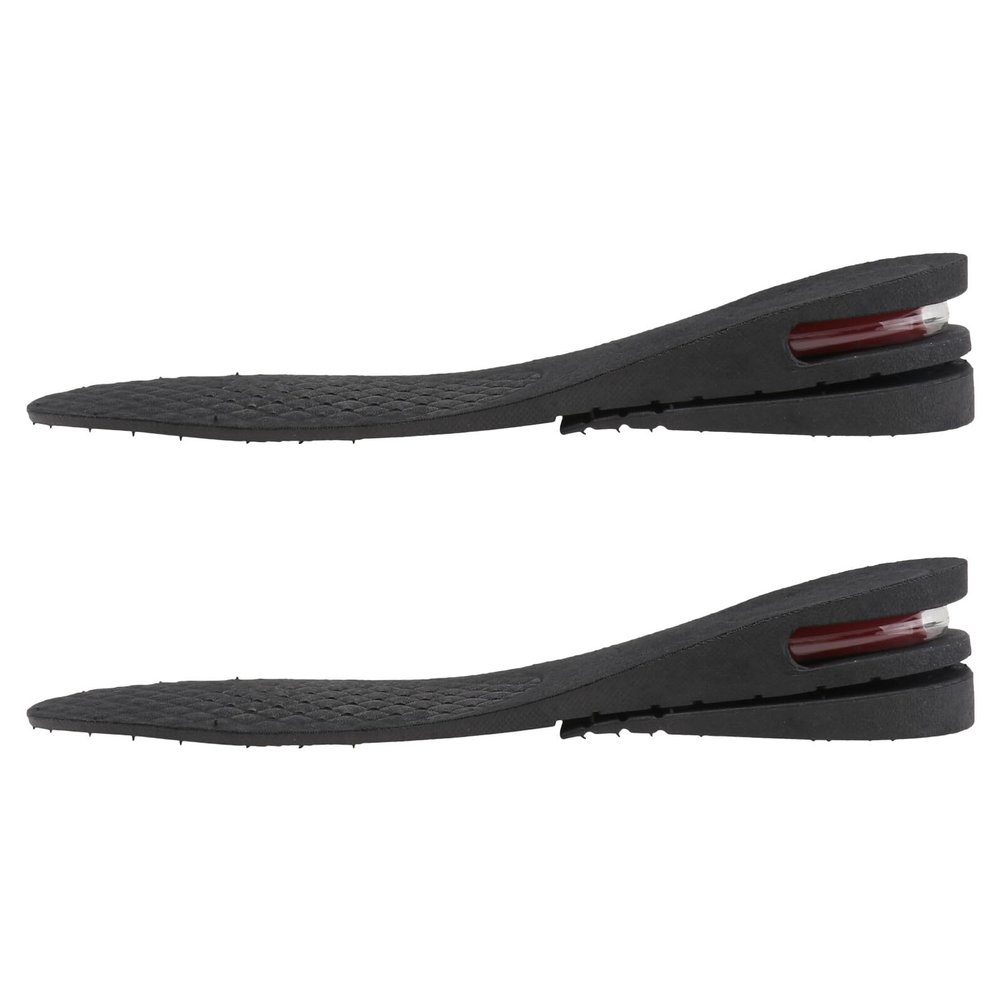 DECOMELODY Height Increase Insoles Detachable 4cm Heel Lift Inserts Shock Absorbing Shoe Lifts Invisible Multi-Layer Inserts Unisex Fit UK Size 2.5-9 Suitable for Sports and Daily Wear