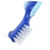 ibasenice 2Pcs Double-Sided Denture Brush for Cleaning False Teeth and Retainers Ergonomic Handle with Fine Bristles Portable Oral Care Tool for Seniors and Practical Dental Hygiene Supply view 4