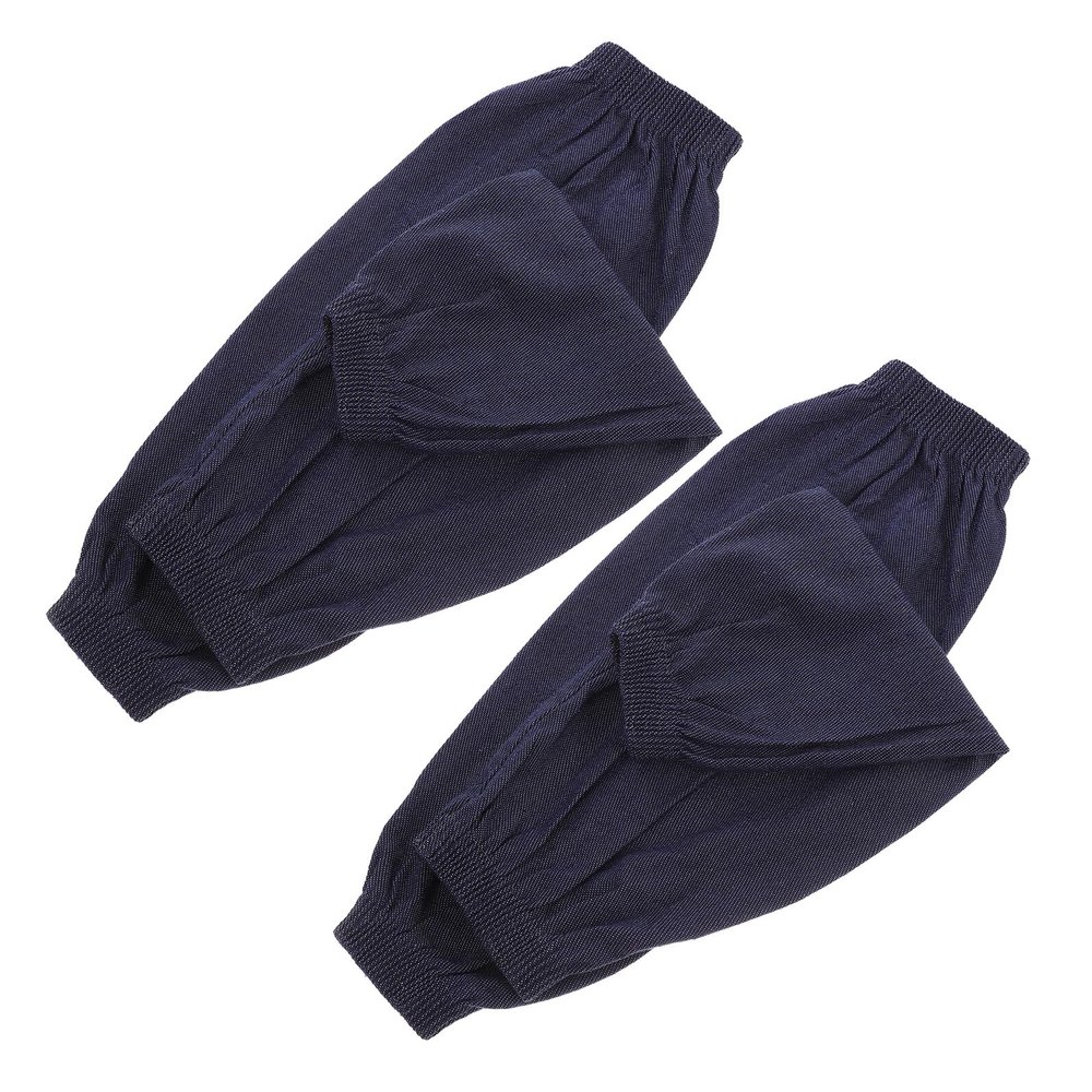Cabilock 2 Pairs Thickened Wear Resistant Welding Forearm Sleeves, Long Work Arm Protection Covers, Anti-wear Sturdy Sleeves for Industrial Use