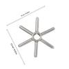 DIKACA Stainless Steel Bar Glass Rinser Head with Star-shaped Multi-angle Water Discharge and Easy Disassembly for Household and Restaurant Tea Cup and Milk Cup Cleaning view 2