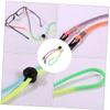 BAZEITFLOW 3 Pcs Adjustable Windproof Hat Rope and Anti-Lost Glasses Cord with Plastic Polyester Material, Convenient Mask Accessories for Outdoor Activities view 2