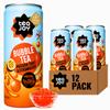 TeaJoy Bubble Tea Passionfruit & Strawberry Flavour (12 x 330ml) | Ready To Drink Boba Tea with Popping Boba Pearls & Real Fruit Juice | Eco-Friendly Straw | Vegan, Refreshing & Fun | Sip. Pop. Joy. view 1