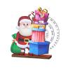 XAGMODSHN Modern Wooden Arrival Calendar Artisanal Christmas Deck Toss Number Hurdles Celebratory Interior Decoration Christmas Clock Calendar view 3