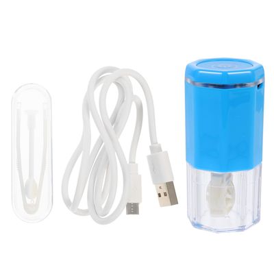 CATIEBYE Portable Electric Lens Cleaner Machine Removes Protein Impurities Abs Material with USB Charging for Glasses and Contact Lenses Suitable for Home and Daily Use