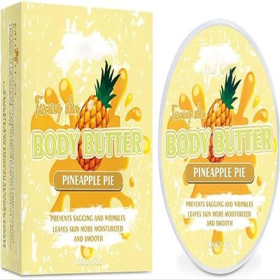 Body Glaze Body Cream,Fruit Sweet Taste Body Butter Moisturizer, Leaves Skin Soft And Radiant Without Being Greasy, Deep Nourishment, for All Skin Type