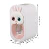 FreshCart Basics Adorable Bunny Toothpaste Squeezer Cartoon Design Wall-Mounted Toothpaste Dispenser for Bathroom Storage Organizer Holder Easy Squeeze Tool view 2