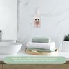 FreshCart Basics Adorable Bunny Toothpaste Squeezer Cartoon Design Wall-Mounted Toothpaste Dispenser for Bathroom Storage Organizer Holder Easy Squeeze Tool view 3