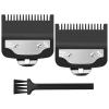 Replacement for 1/2 Wahl Clipper Guards Set, 1/16" 1.5mm Metal Hair Clipper Guards Set for Professional Stylists and Barbers, 2 Pack 1/2 Wahl Clipper Guards and Brush view 1