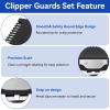 Replacement for 1/2 Wahl Clipper Guards Set, 1/16" 1.5mm Metal Hair Clipper Guards Set for Professional Stylists and Barbers, 2 Pack 1/2 Wahl Clipper Guards and Brush view 3