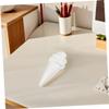 JEWEDECO 7pcs Polystyrene Craft Foam Ice Cream Cones and White Balls for DIY Wedding Decorations Christmas Craft Supplies Modeling Foam Shapes for Arts and Projects view 4