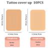 Tattoo Cover Up Patch 10Pcs Waterproof Tattoo Cover Up Tape 2 Colors Breathable Concealer Sticker Ultra-Thin Skin Invisible for Scar Birthmarks Style 2.. view 3