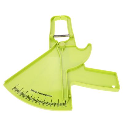 ibasenice Body Fat Caliper Precision Measuring Tool Plastic Skinfold Calipers Easy to Use Stylish Modern Design Green for Fitness Tracking and Body Fat Percentage Measurement at Home
