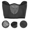 Abaodam Practical Reusable Neck Gaiter Windproof Facial Cover in Grey Polar Fleece and Mesh, One-Piece Molding Design, Deformation Resistant, for Winter Sports and Riding, Size 49X15.5Cm view 3