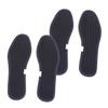 Abaodam 2 Pairs Bamboo Charcoal Deodorant Insoles Foot Care Cushion Breathable Sweat Absorbing Shoe Pads Black for Athletic and Daily Use view 1