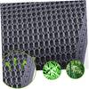 Abaodam 2 Pairs Bamboo Charcoal Deodorant Insoles Foot Care Cushion Breathable Sweat Absorbing Shoe Pads Black for Athletic and Daily Use view 2
