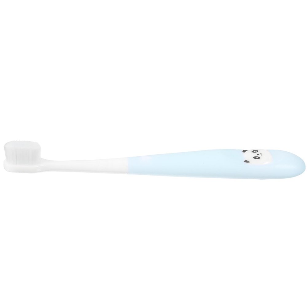 LAPYAPPE Soft Bristle Toothbrush with Storage Bucket Portable Manual Oral Cleaner for Years Gentle Cartoon Panda Design for Teeth Cleaning and Gum Protection
