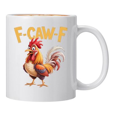 Genrico Funny Coffee - Ceramic Funny Chicken 11 oz | Rooster Tea, Tea, Coffee, Birthday, Women, Men, Coworkers