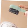 YOSADIER Shoes Scrubber Laundry Brush with Dispenser 2Pcs Sturdy Plastic Automatic Liquid Release for Home Cleaning Activities Does Not Fabric view 3
