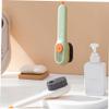 YOSADIER Shoes Scrubber Laundry Brush with Dispenser 2Pcs Sturdy Plastic Automatic Liquid Release for Home Cleaning Activities Does Not Fabric view 4