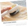 CHILDWEET 2pcs Shoe Cleaning Brush with Dispenser, Comfortable to Hold Plastic Handle, Multipurpose Household Scrubbing Brush for Shoes and Laundry Cleaning view 2