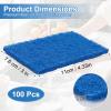 Dyrfolm 100 Pcs Heavy Duty Scouring Pads(Multicolor) view 2