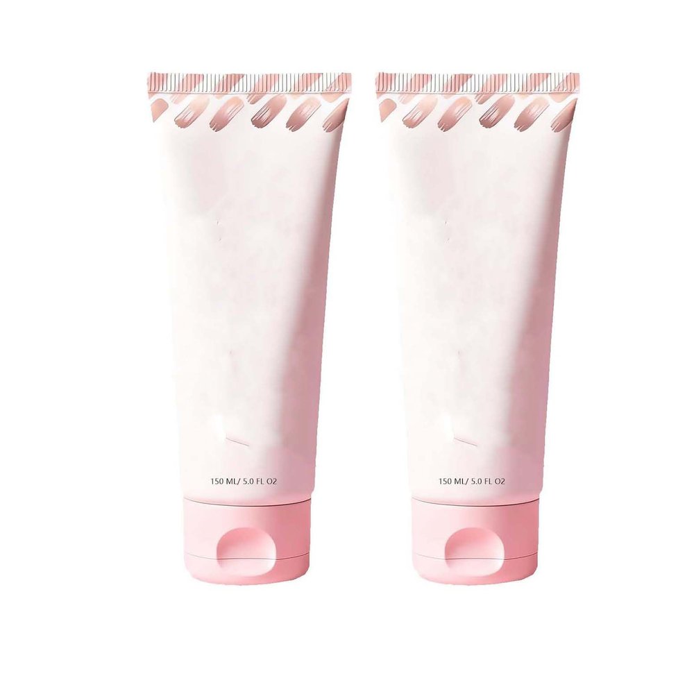No Shave Hair Removal Cream, Suitable for Sensitive Skin, Fast and Gentle, Moisturizes and Nurtures Skin, Leaving it Soft and Protected after Hair Removal (2PC, natural)