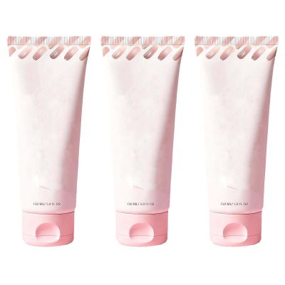 No Shave Hair Removal Cream, Suitable for Sensitive Skin, Fast and Gentle, Moisturizes and Nurtures Skin, Leaving it Soft and Protected after Hair Removal (3PC, natural)