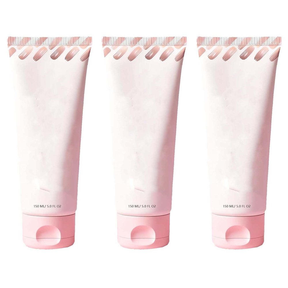 No Shave Hair Removal Cream, Suitable for Sensitive Skin, Fast and Gentle, Moisturizes and Nurtures Skin, Leaving it Soft and Protected after Hair Removal (3PC, natural)