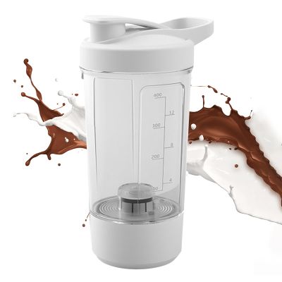 Electric Protein Blender Clear Cup Mixer, Fast Rotating Motor Shaker, Portable Rechargeable Bottle, Leak Proof Smart Stirring Cup | for Gym Fitness Smoothies Drinks Protein Powder Home Office