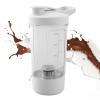 Electric Protein Blender Clear Cup Mixer, Fast Rotating Motor Shaker, Portable Rechargeable Bottle, Leak Proof Smart Stirring Cup | for Gym Fitness Smoothies Drinks Protein Powder Home Office view 1