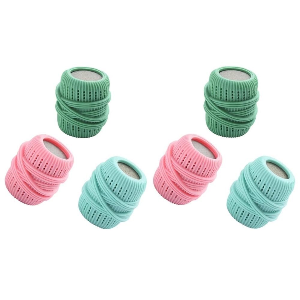 Bosiyrggrl 6PCS Washing Machine Laundry Ball Fabric Dispenser Laundry Ball Drum Washing Machine Lint Remover Easy to Use