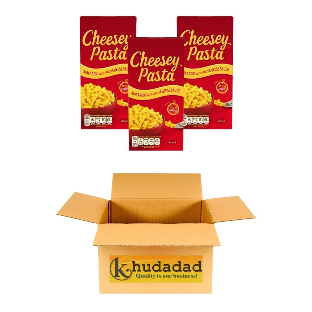 Cheesey Pasta Macaroni with Creamy Cheese Sauce 190g Quick & Easy Meal in 10 Minutes Rich & Creamy Instant Macaroni Pasta Ready to Serve Comfort Food (3x)
