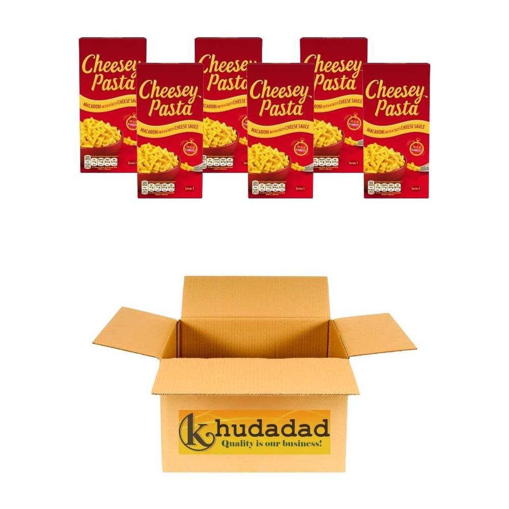 Cheesey Pasta Macaroni with Creamy Cheese Sauce 190g Quick & Easy Meal in 10 Minutes Rich & Creamy Instant Macaroni Pasta Ready to Serve Comfort Food (6x)