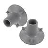 HAMPPLIES 2pcs Large Suction Cup Replacement Feet Pads for Toilet Seat Legs Rubber Suction Cup Feet with Enhanced Stability for Shower Chair and Bath Bench Non-slip Multisurface Bathroom view 1