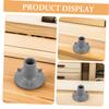 HAMPPLIES 2pcs Large Suction Cup Replacement Feet Pads for Toilet Seat Legs Rubber Suction Cup Feet with Enhanced Stability for Shower Chair and Bath Bench Non-slip Multisurface Bathroom view 3
