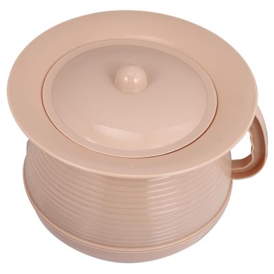 ORFOFE Urinal Pail Pot Plastic Bed Pan Multifunctional Easy to Clean Simple Look Design for Night Use Practical Bedpan for Adults and Elderly