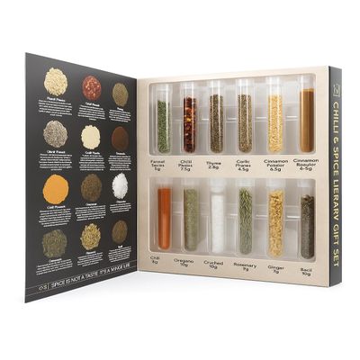 Chilli & Spice gift set |12 Premium Gourmet Chilli & Herbs Collection | Fiery Seasoning Box for Cooking | Gift for Food Lovers, BBQ Fans, Men, Women, Home Chefs & Spice Lovers | Christmas Gift