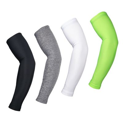 2Pcs Cycling Arm Sleeves Sun UV for Outdoor Activities Climbing Riding Keep Cool Warm with Skid-Proof Silicone Band