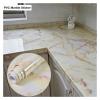 Kitchen Waterproof Oil-Proof Wall Stickers Self-Adhesive Marble Cabinets Countertop Wallpaper Bathroom Desktop Renovation Films(Matt Creamy White,80cmx3m) view 3